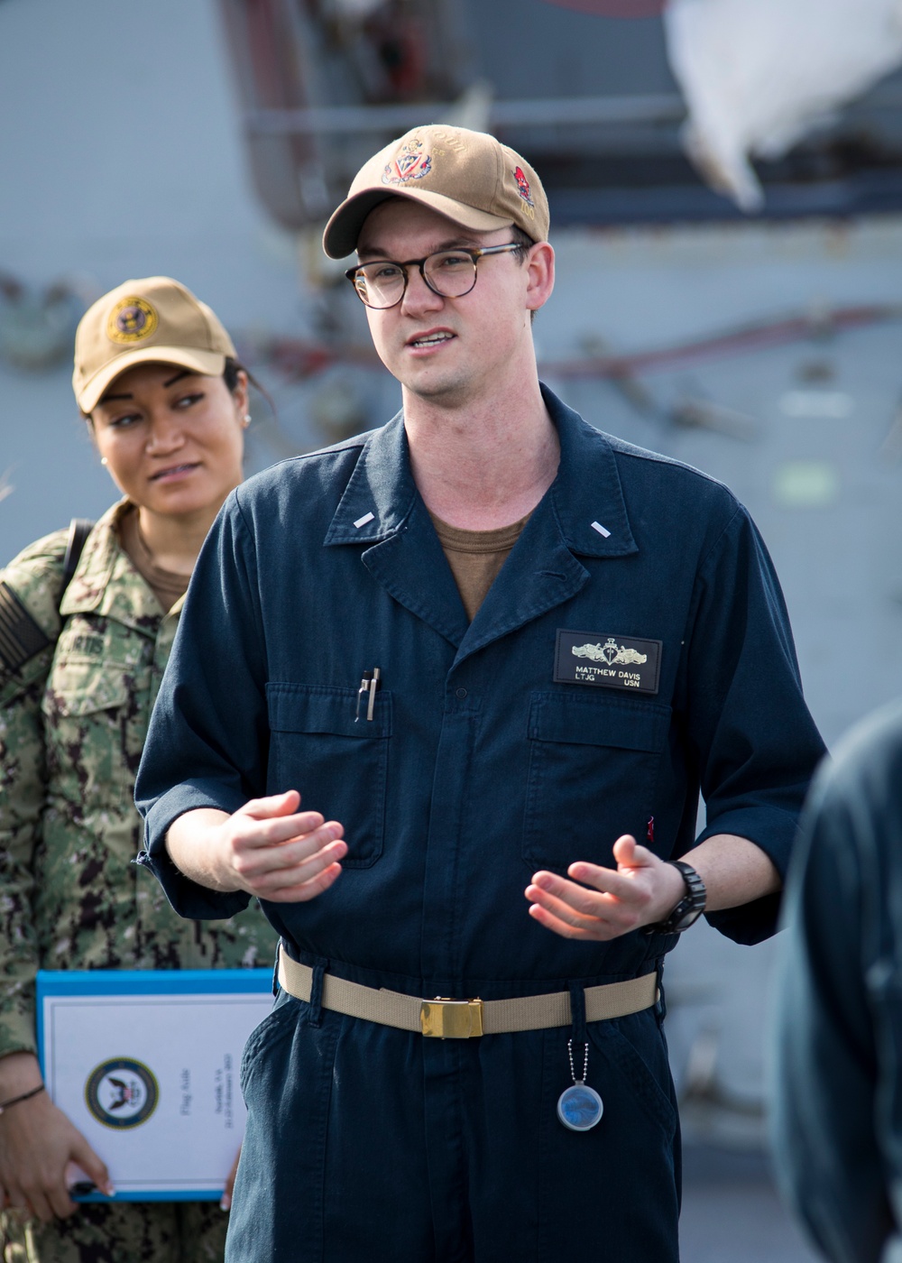 CNP Visits USS Stout (DDG 55) in Norfolk