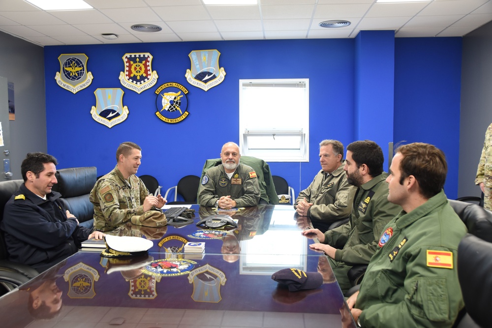 Spanish Navy visits U.S. Air Force