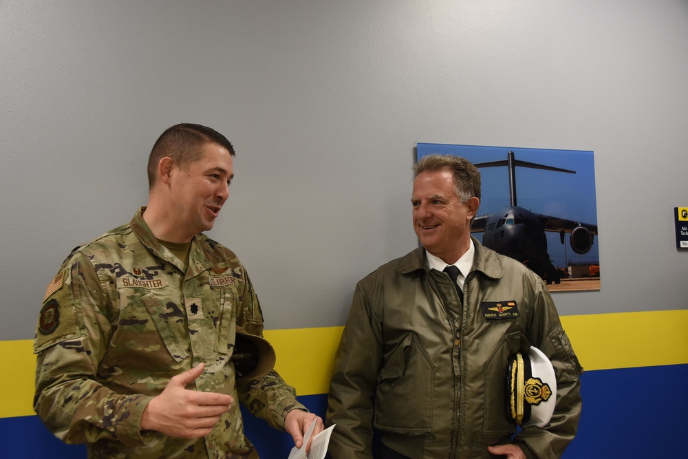 Spanish Navy visits U.S. Air Force