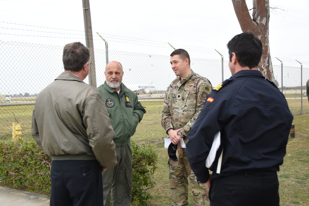 Spanish Navy visits U.S. Air Force