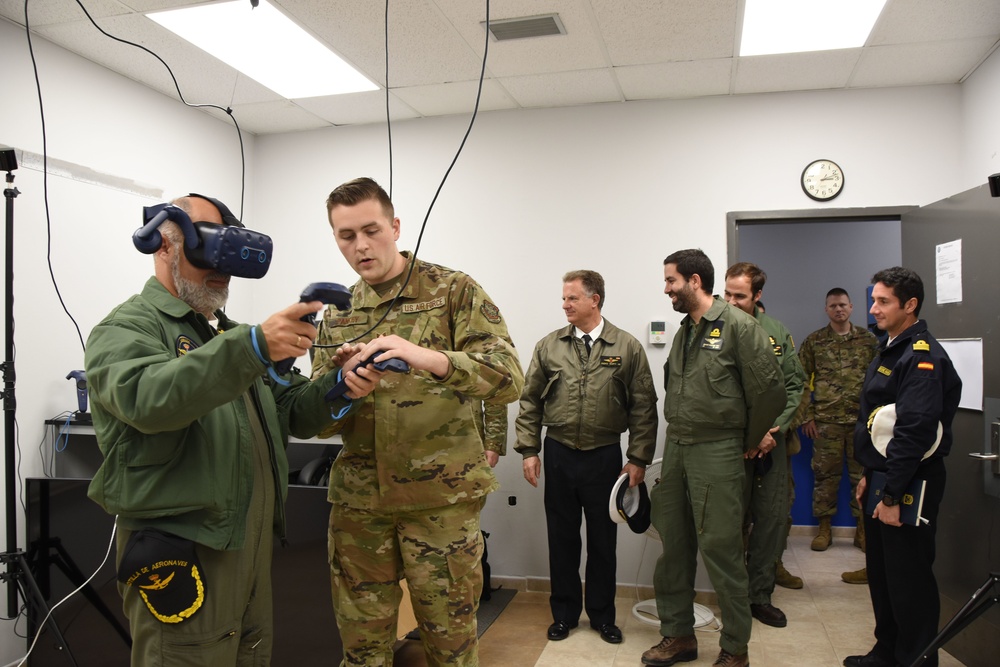 Spanish Navy visits U.S. Air Force