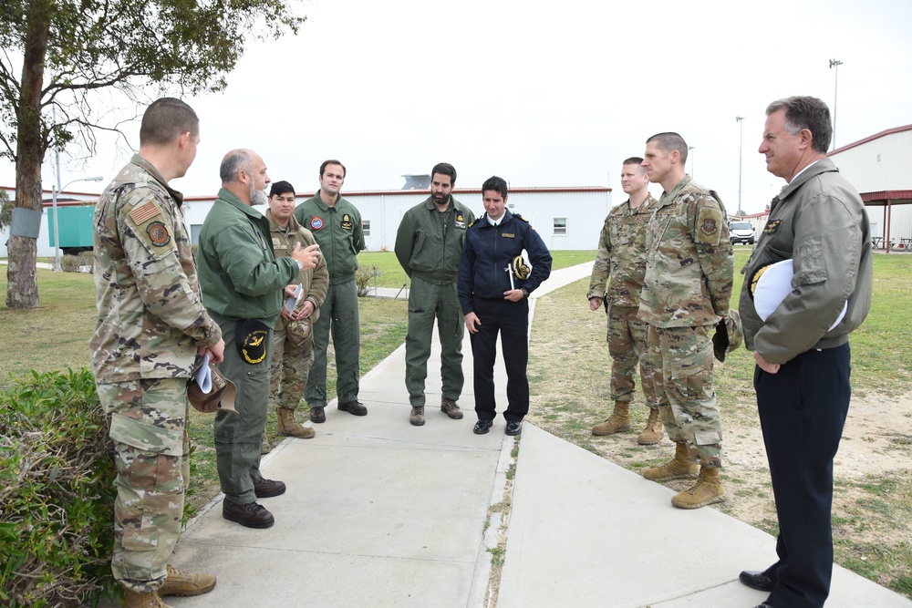 Spanish Navy visits U.S. Air Force