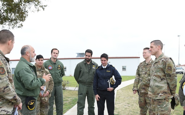 Spanish Navy visits U.S. Air Force