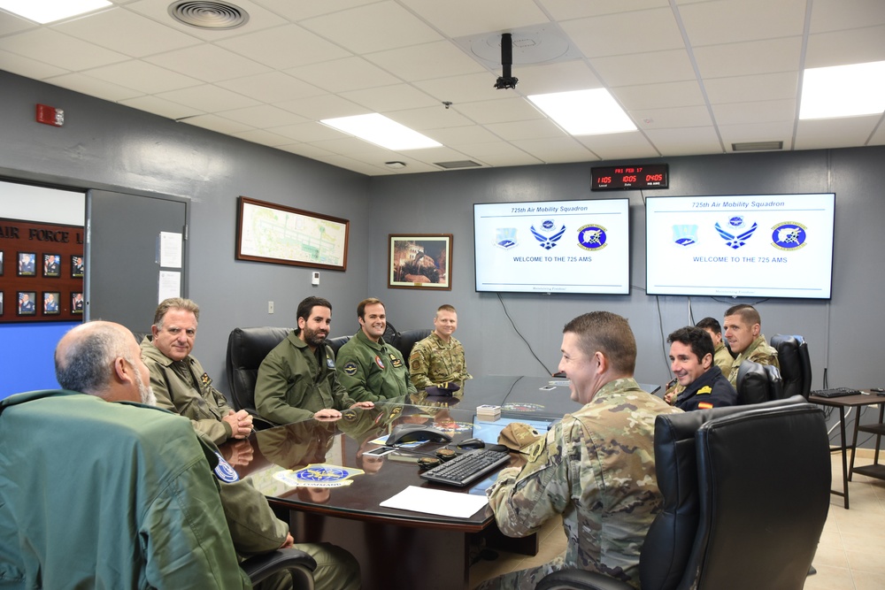 Spanish Navy visits U.S. Air Force