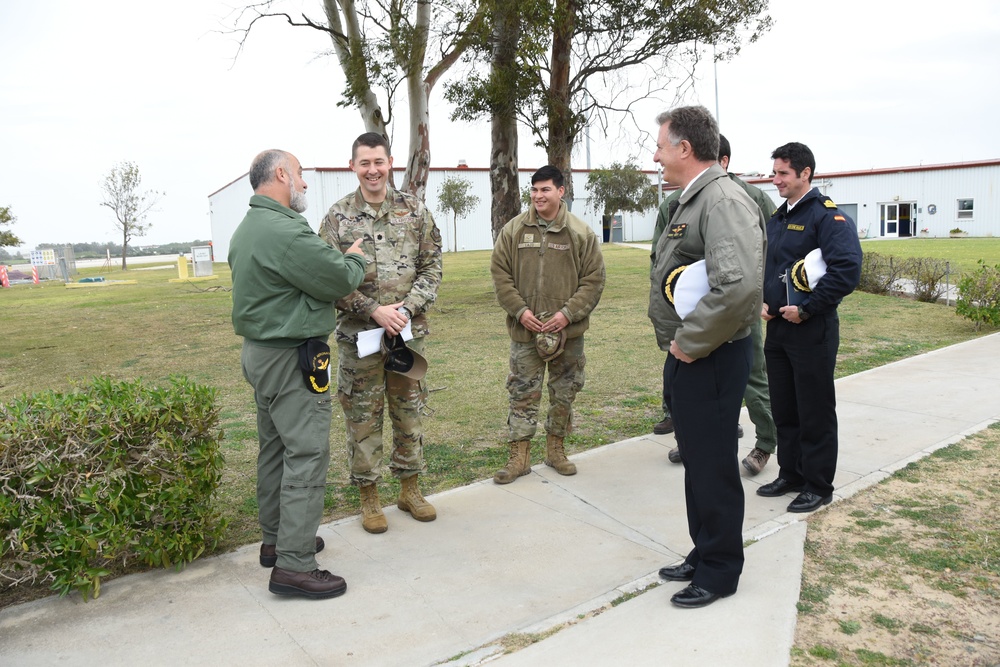 Spanish Navy visits U.S. Air Force