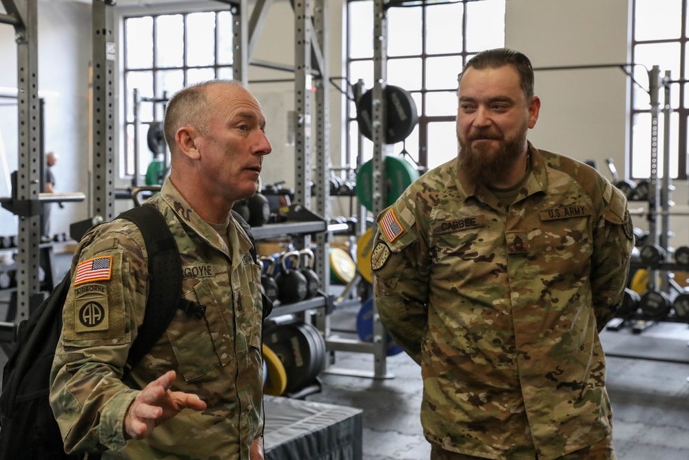 III Armored Corps Command Sergeant Major Burgoyne Visits Poland