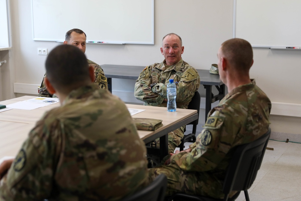 III Armored Corps Command Sergeant Major Burgoyne Visits Poland