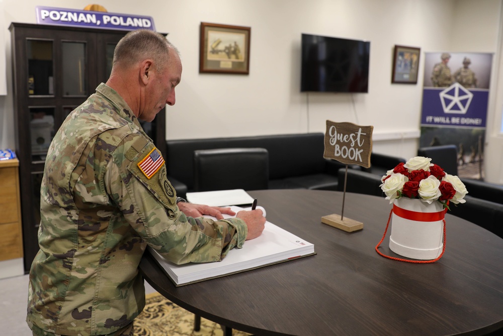 III Armored Corps Command Sergeant Major Burgoyne Visits Poland