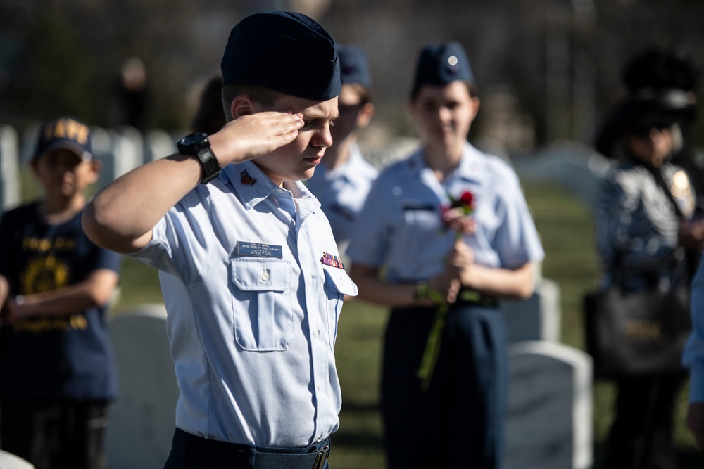 Military Funeral Honors Were Held for U.S. Navy Gunner’s Mate 3rd Class Herman Schmidt in Section 70