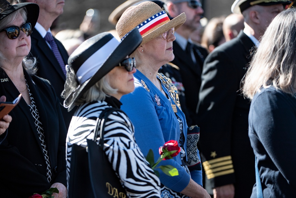 Military Funeral Honors Were Held for U.S. Navy Gunner’s Mate 3rd Class Herman Schmidt in Section 70