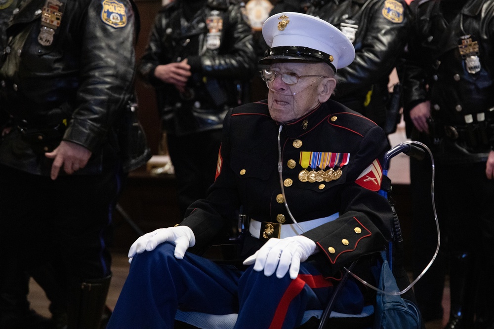 Cpl. Roland Scarinci's 100th Birthday