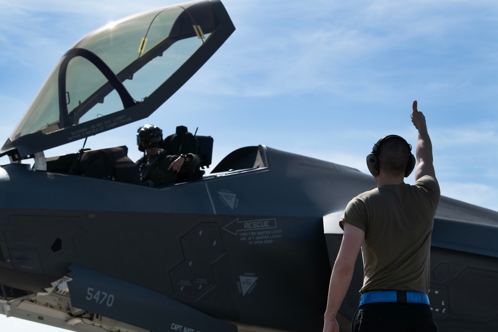 F-35s Fly in for Tyndall WSEP