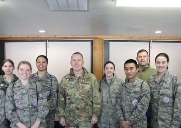 Air Force Junior Reserve Officer Training Corps cadets visit Volk Field