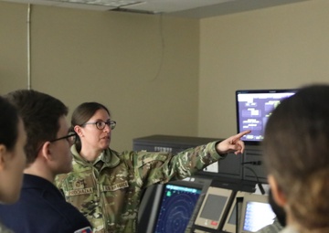 Air Force Junior Reserve Officer Training Corps cadets visit Volk Field