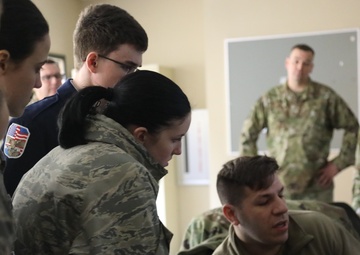 Air Force Junior Reserve Officer Training Corps cadets visit Volk Field