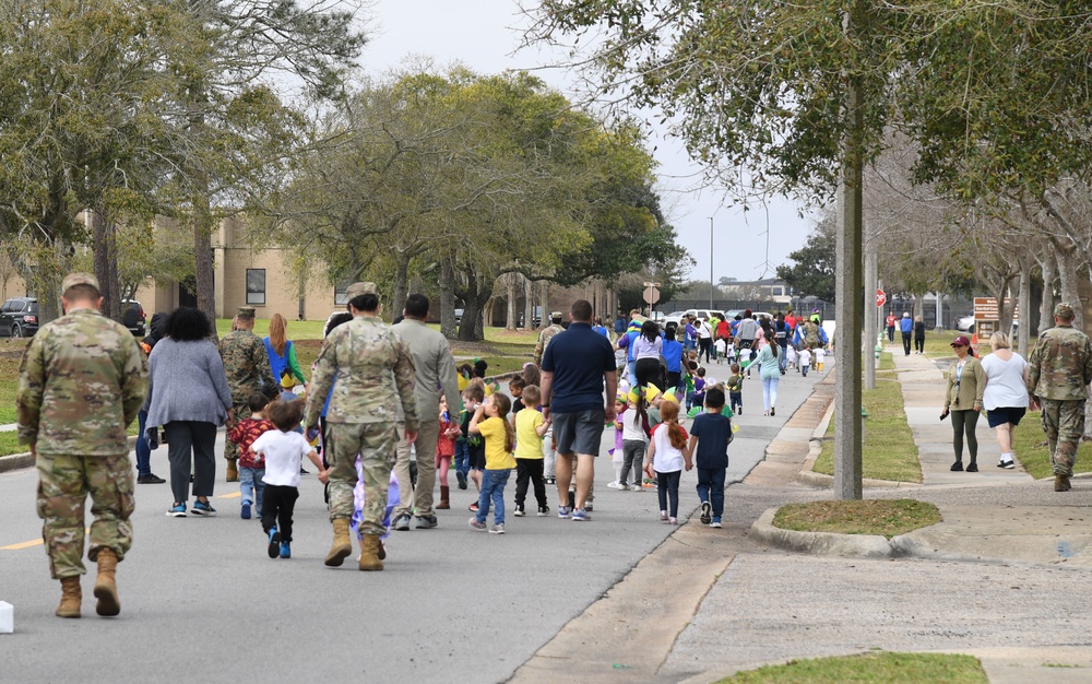 Keesler Child Development Center celebrates Mardi Gras