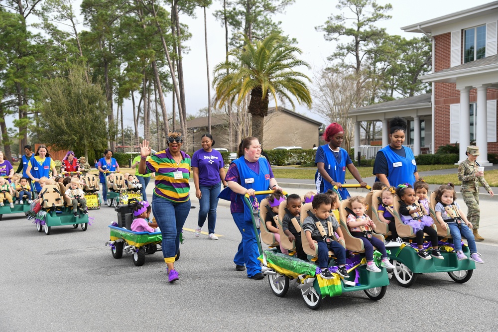 Keesler Child Development Center celebrates Mardi Gras