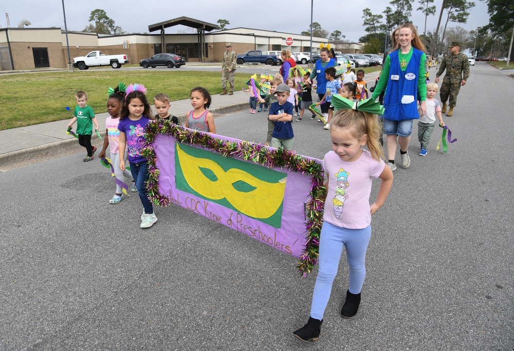 Keesler Child Development Center celebrates Mardi Gras