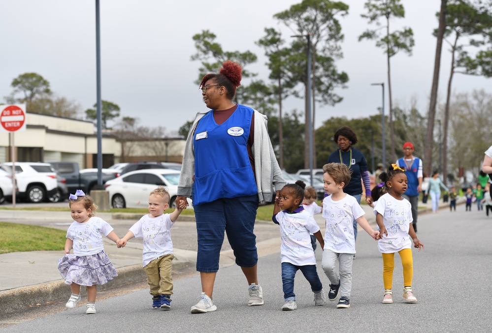 Keesler Child Development Center celebrates Mardi Gras