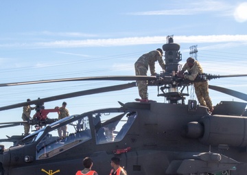 3rd Combat Aviation Brigade Conducts Blade Folding Operations as Part of Port Operations