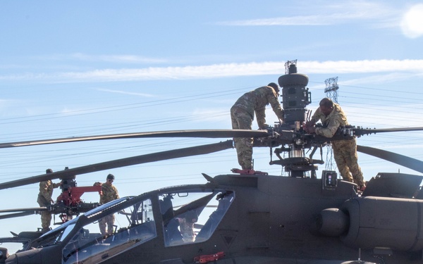 3rd Combat Aviation Brigade Conducts Blade Folding Operations as Part of Port Operations