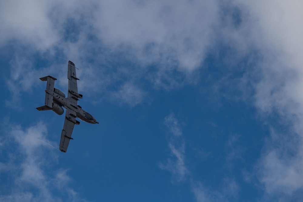 A-10 Demonstration Team practice 14 February