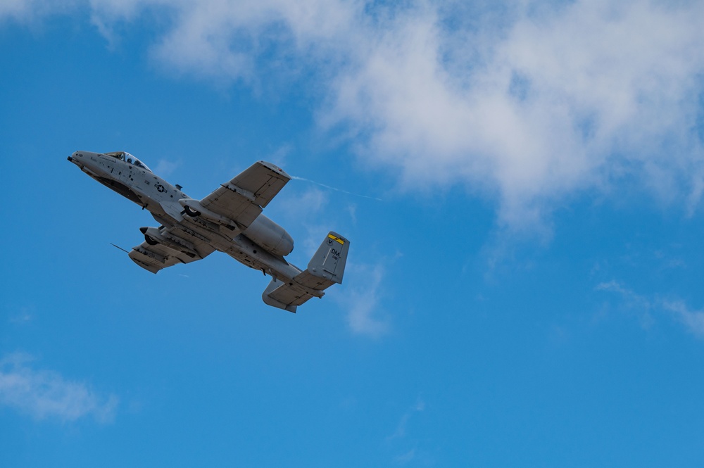 A-10 Demonstration Team practice 14 February