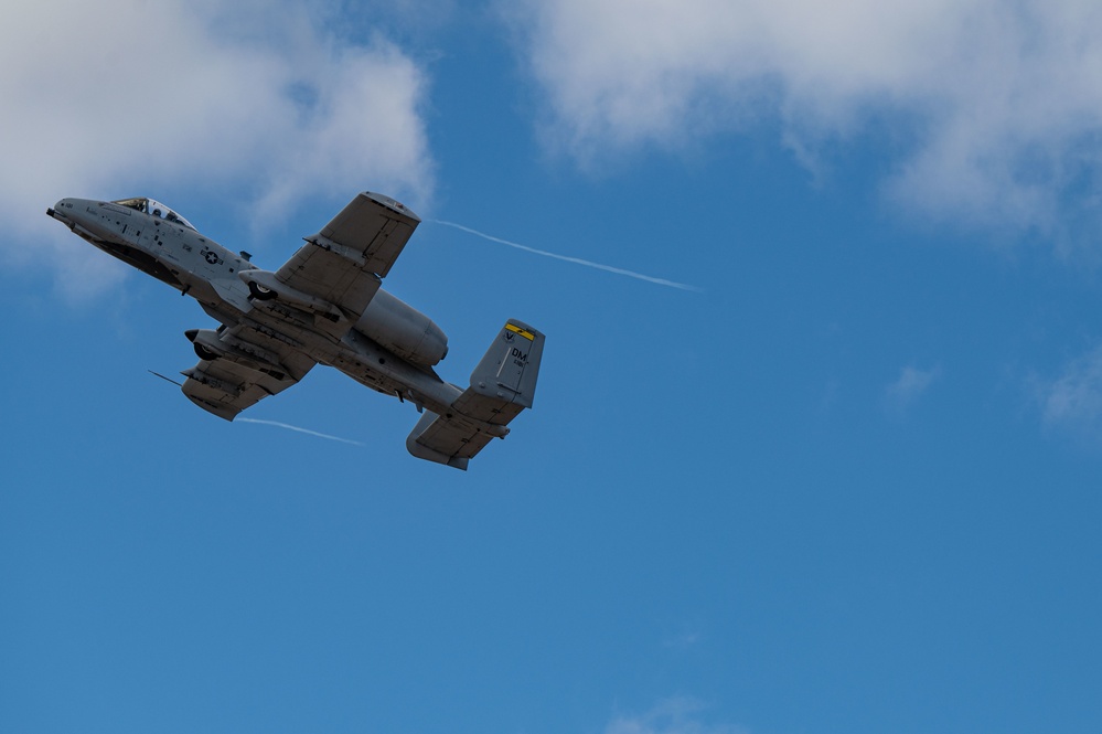 A-10 Demonstration Team practice 14 February