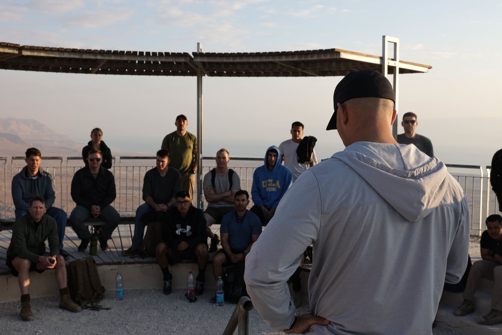 U.S. Marines with 3rd ANGLICO visit Masada during Intrepid Maven