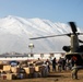 U.S. CH-47F Chinook delivers humanitarian aid supplies to Elbistan, Turkiye