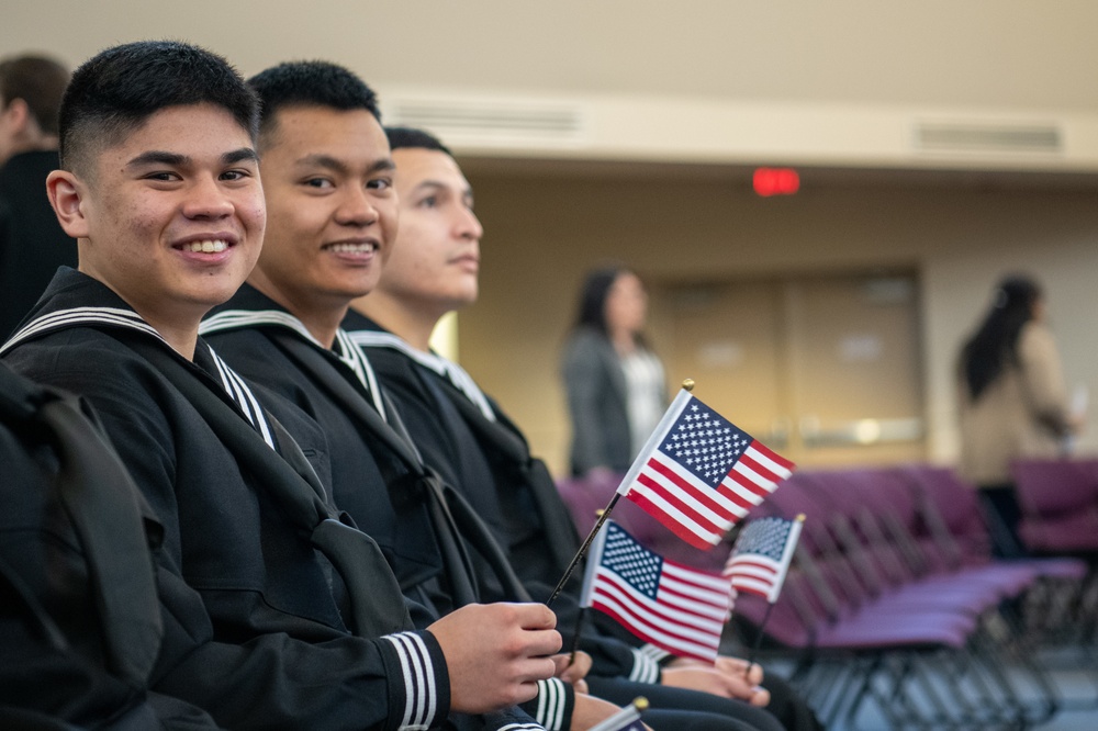 Naturalization Ceremony at US Navy Recruit Training Command