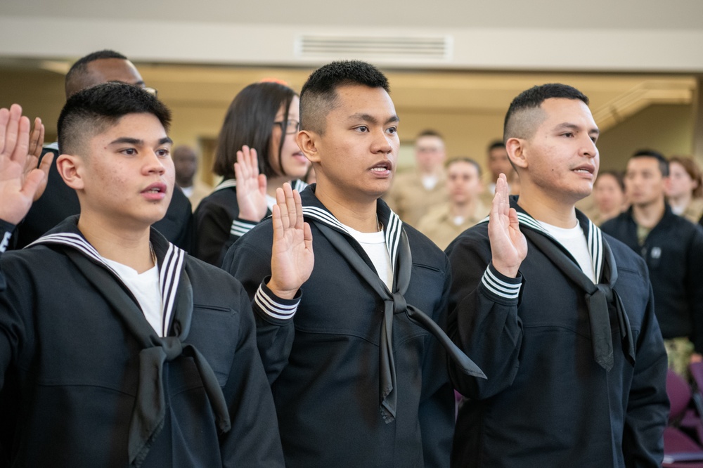 Naturalization Ceremony at US Navy Recruit Training Command