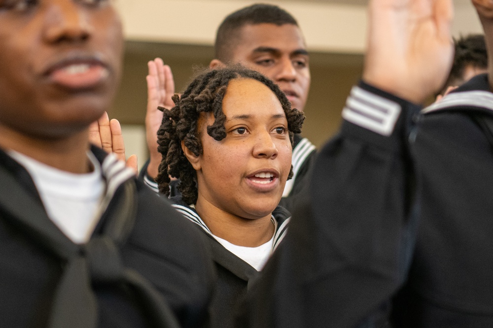 Naturalization Ceremony at US Navy Recruit Training Command