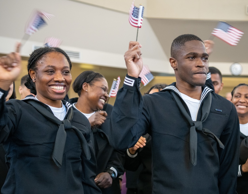 Naturalization Ceremony at US Navy Recruit Training Command