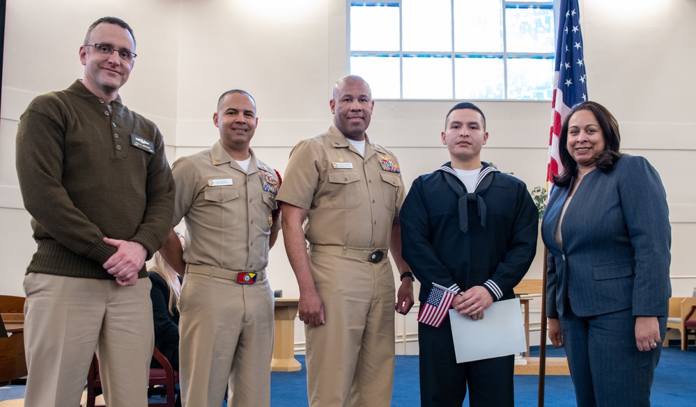 Awards at Quarters at Recruit Training Command