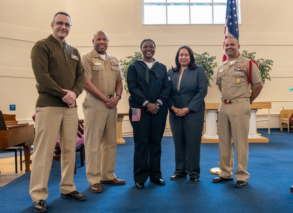 Naturalization Ceremony at US Navy Recruit Training Command