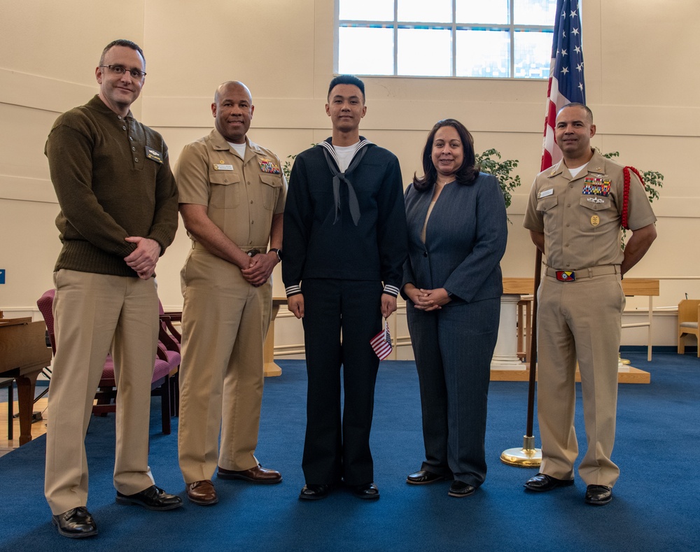 Naturalization Ceremony at US Navy Recruit Training Command