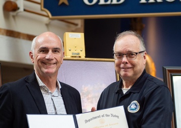 NHHC honors civilian’s efforts in discovery and documentation of U.S. Navy shipwrecks