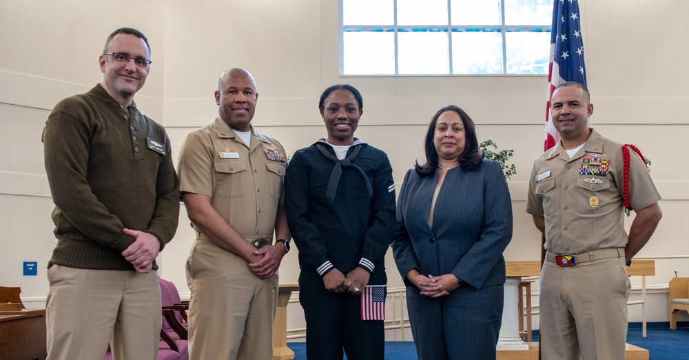 Naturalization Ceremony at US Navy Recruit Training Command