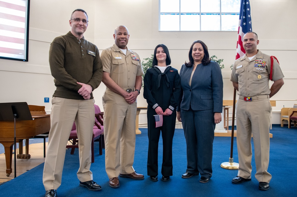 Naturalization Ceremony at US Navy Recruit Training Command