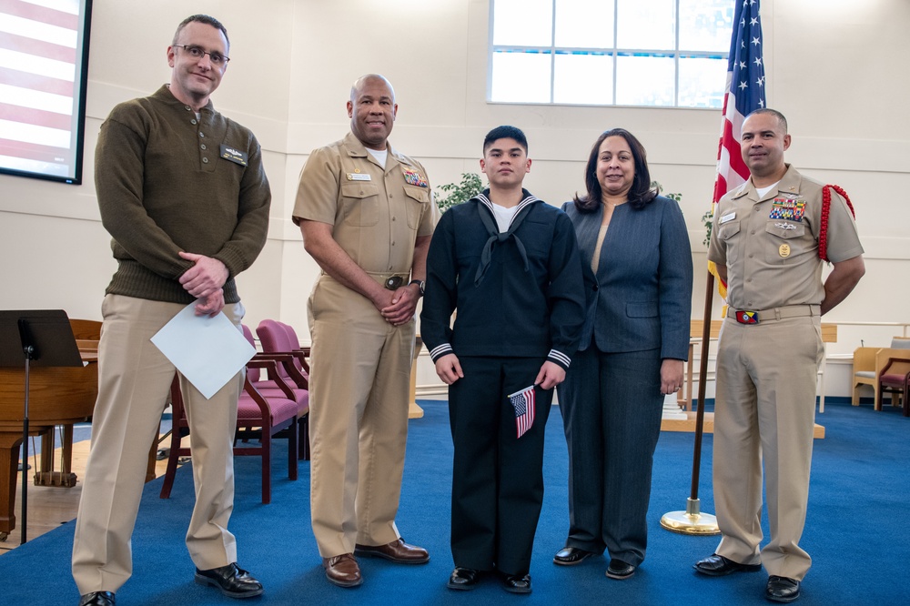 Naturalization Ceremony at US Navy Recruit Training Command