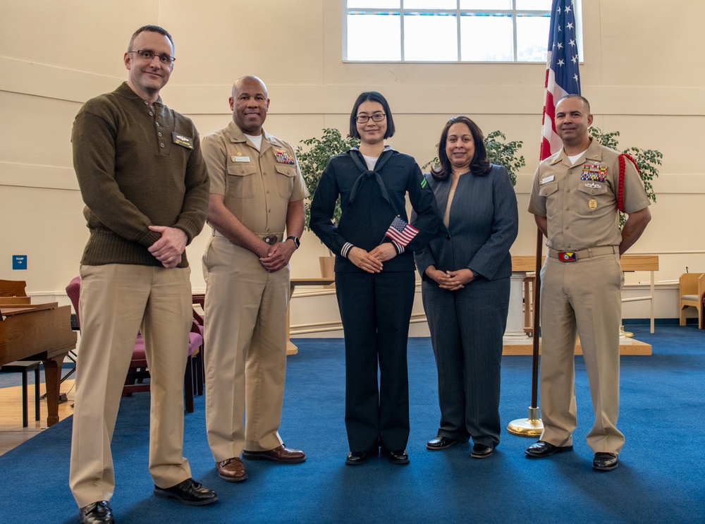 Naturalization Ceremony at US Navy Recruit Training Command