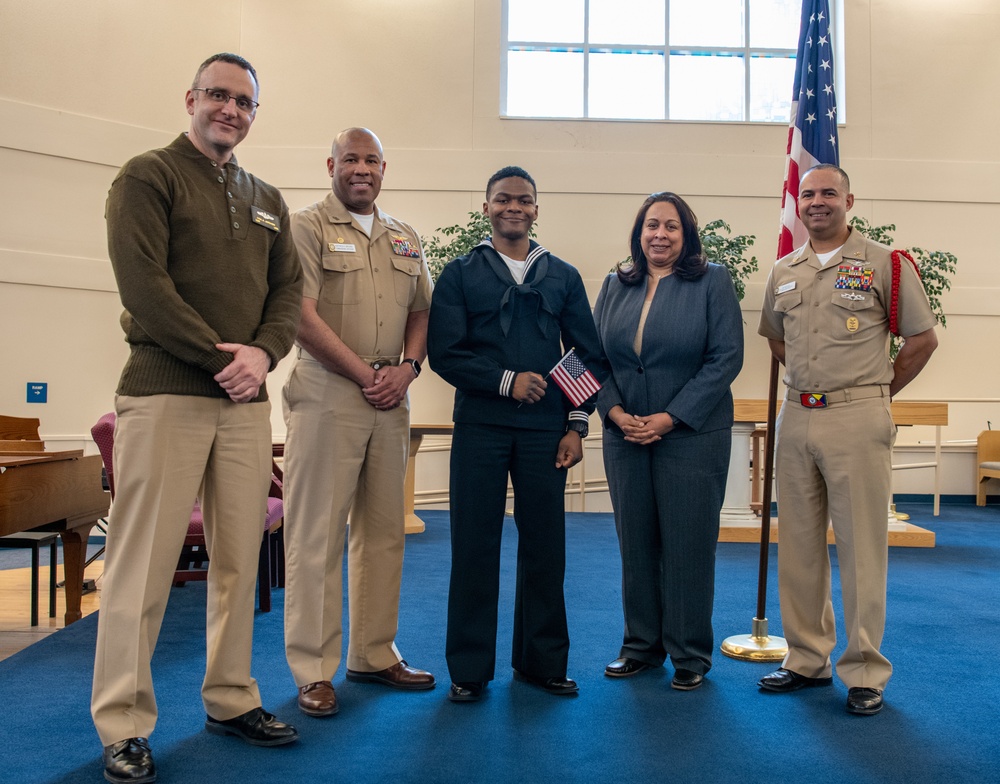 Naturalization Ceremony at US Navy Recruit Training Command