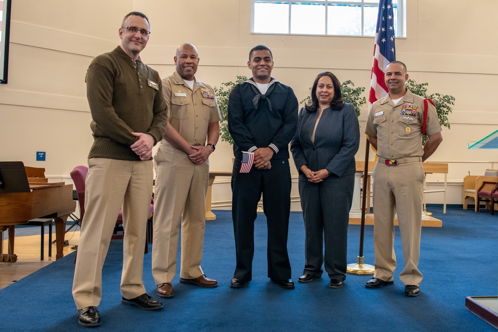 Naturalization Ceremony at US Navy Recruit Training Command