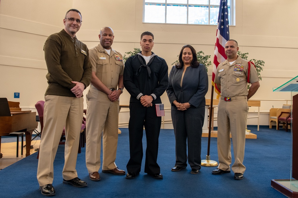 Naturalization Ceremony at US Navy Recruit Training Command