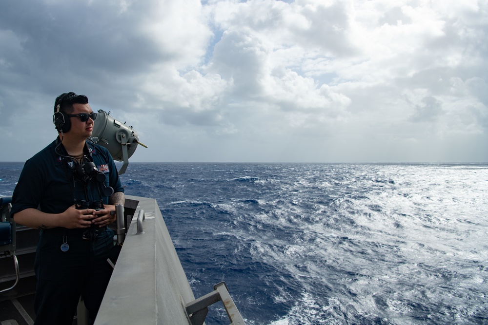 USS Mobile (LCS 26) Blue Crew Operates at Sea