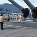 Hampton Roads Naval Museum hosts a re-enlistment ceremony aboard Battleship Wisconsin