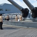 Hampton Roads Naval Museum hosts a re-enlistment ceremony aboard Battleship Wisconsin