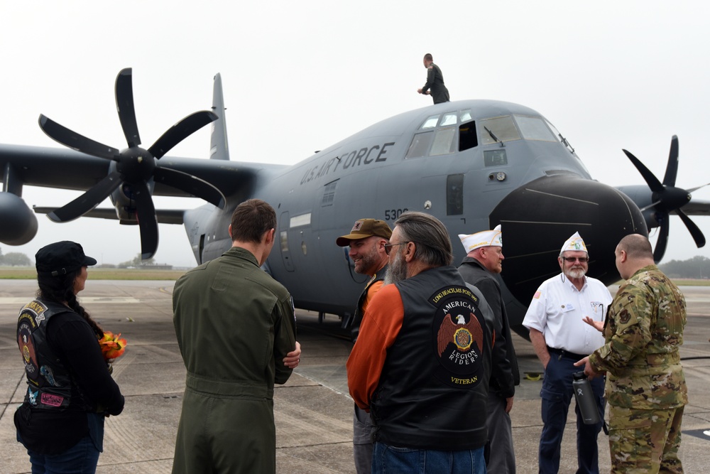 American Legion representatives visit Keesler AFB