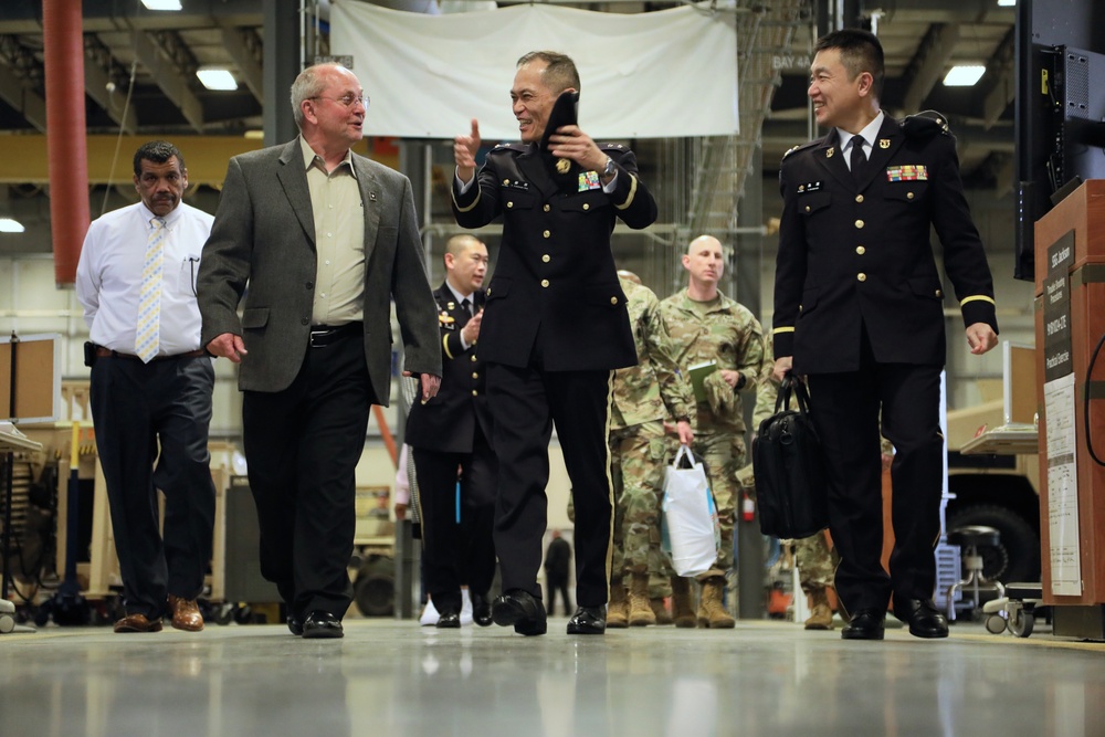 Japanese Ground Self-Defense Force Delegation Visit